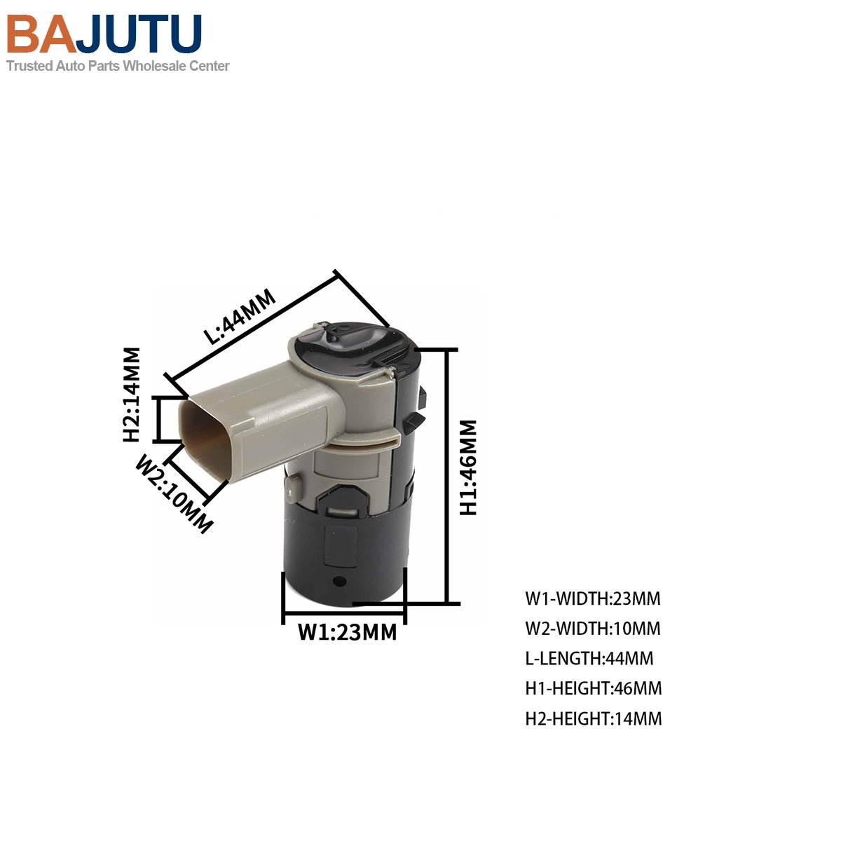 BAJUTU Hot Sale Auto Parts PDC Rear Parking Aid Sensor for BMW 525I 530I OE 66206989068