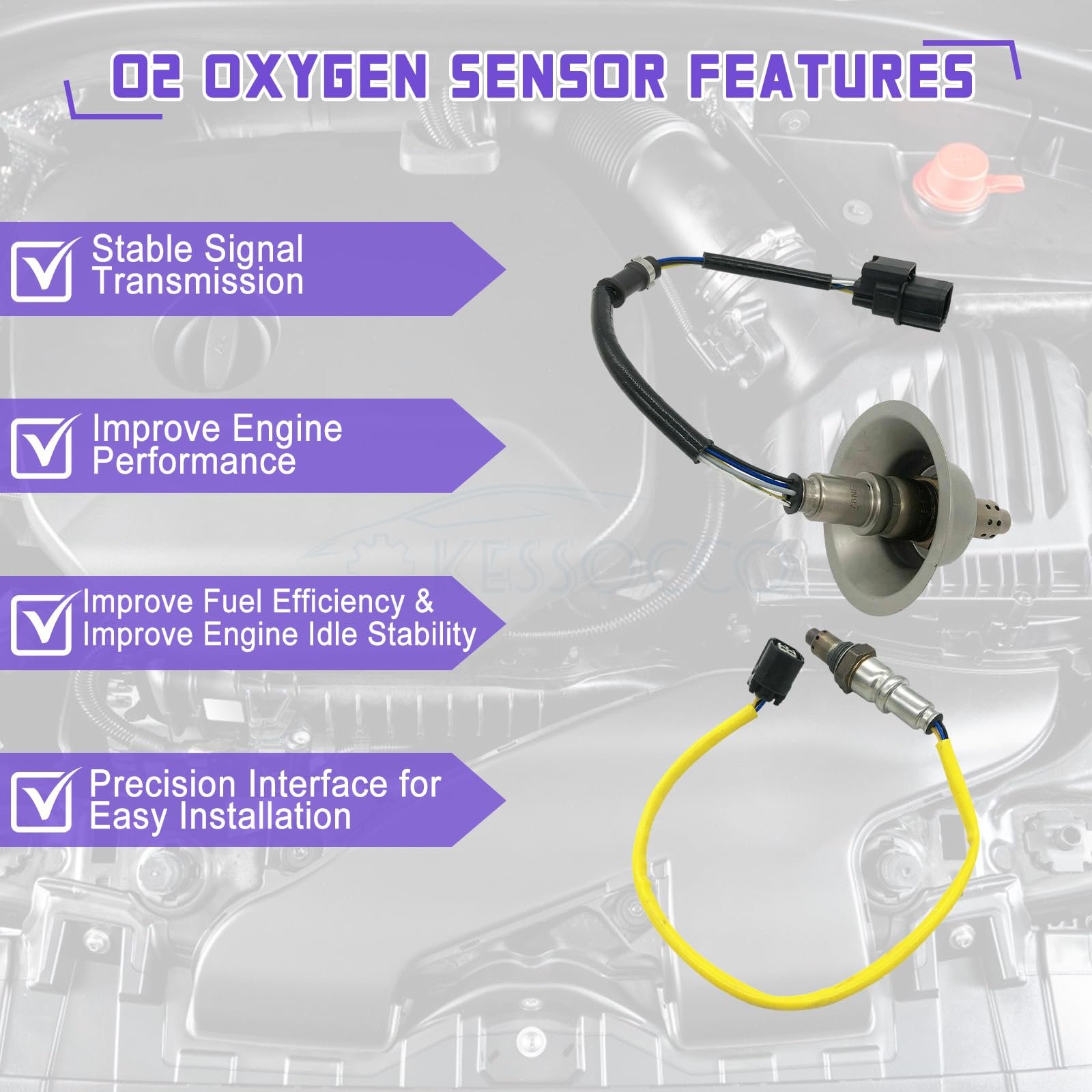 ABS New Auto Oxygen Sensor 03D906265 Downstream Air Fuel Ratio 89465-60320 VW Polo 9N 6R 2003-2009 Engine Compatible