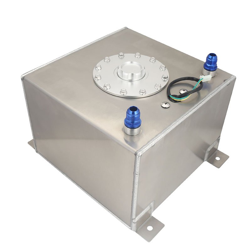20 L/5 Gallon Racing Fuel Tanks for Cars ,Aluminum Lightweight Fuel Cell Tank with Sensor Cap & Foam