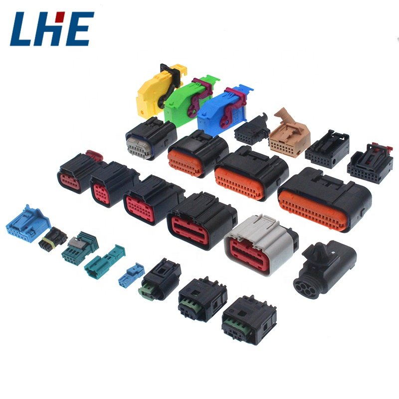 1-1718645-1 TE Auto Vw Female Electrical Connector Intake Air Pressure Sensor Kits 4 Pin