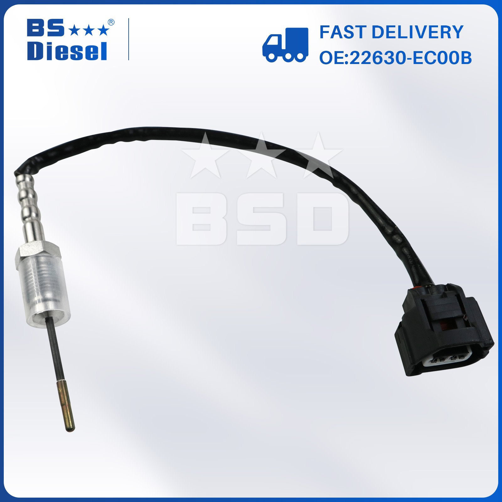 Exhaust Gas Temperature Sensor 22630EC00B EGT Temp Sensor 22630-EC00B for Nissan Cabstar NP300 Navara Pathfinder 2.5 DCi
