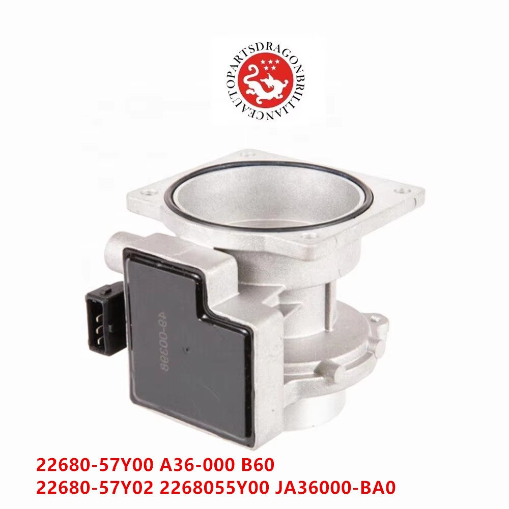 Mass Air Flow Sensor MAF Sensor OEM 22680-57Y00 A36-000 B60 22680-57Y02 2268055Y00 JA36000-BA0 for Nissan NX Sentra 1.6L Engine