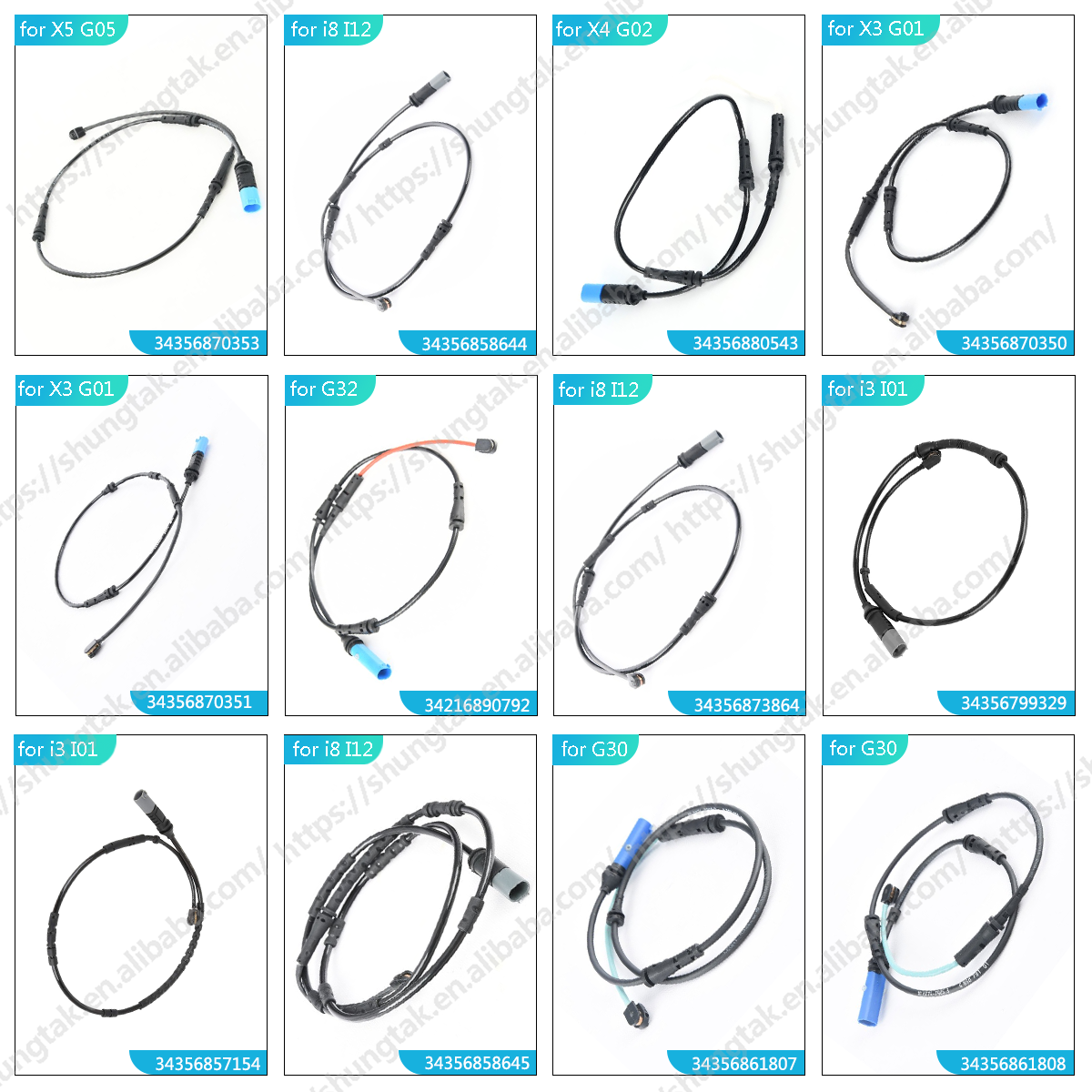 ShungTak Car accessories Automobile Chassis Auto Spare Parts Brake Pad Wear Sensor for BMW X5 E53 E70 F15 F85 G05 X4 F26 G02