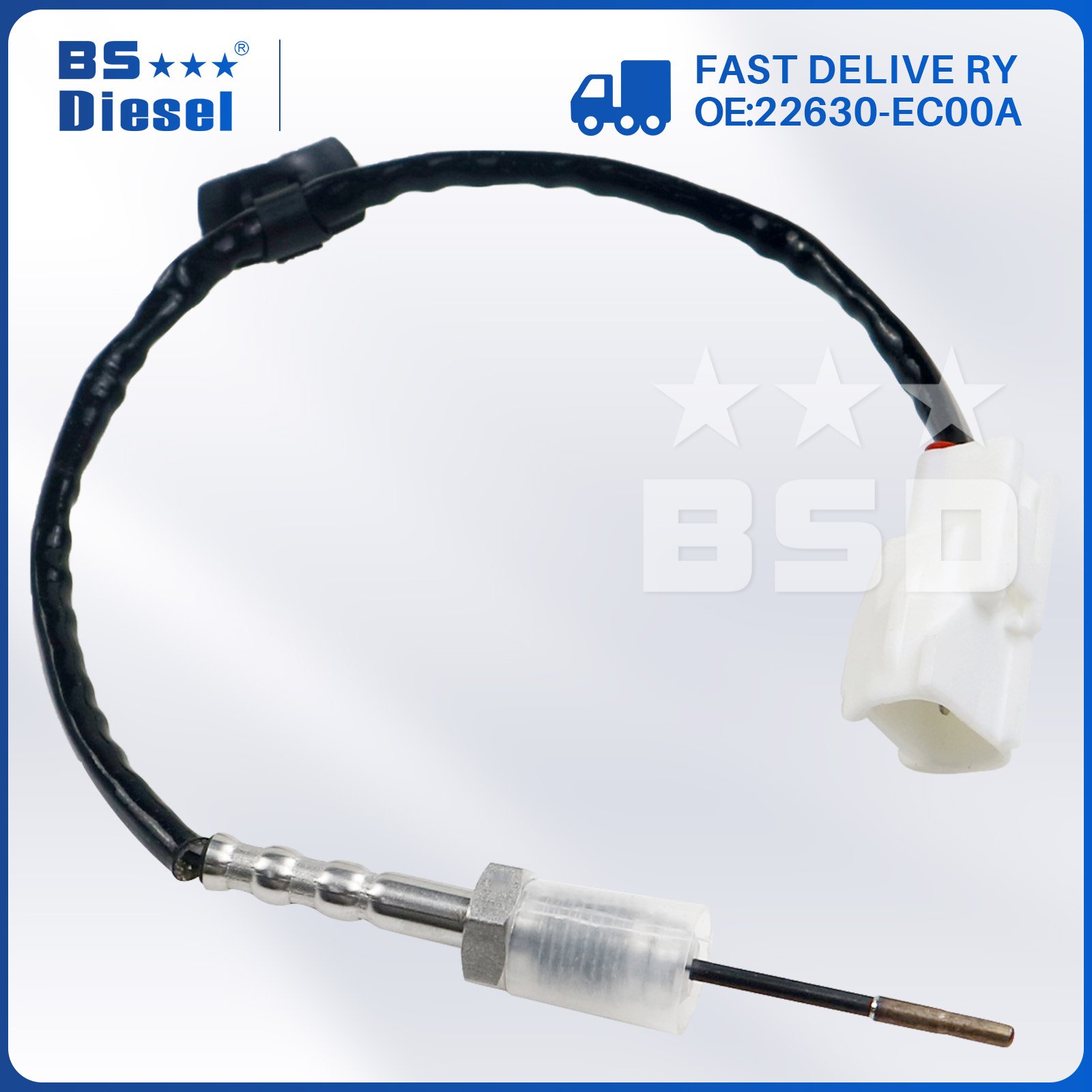 Truck Engine Parts EGT Sensor 22630EC00A Exhaust Gas Temperature Sensor 22630-EC00A for Nissan CABSTAR NP300