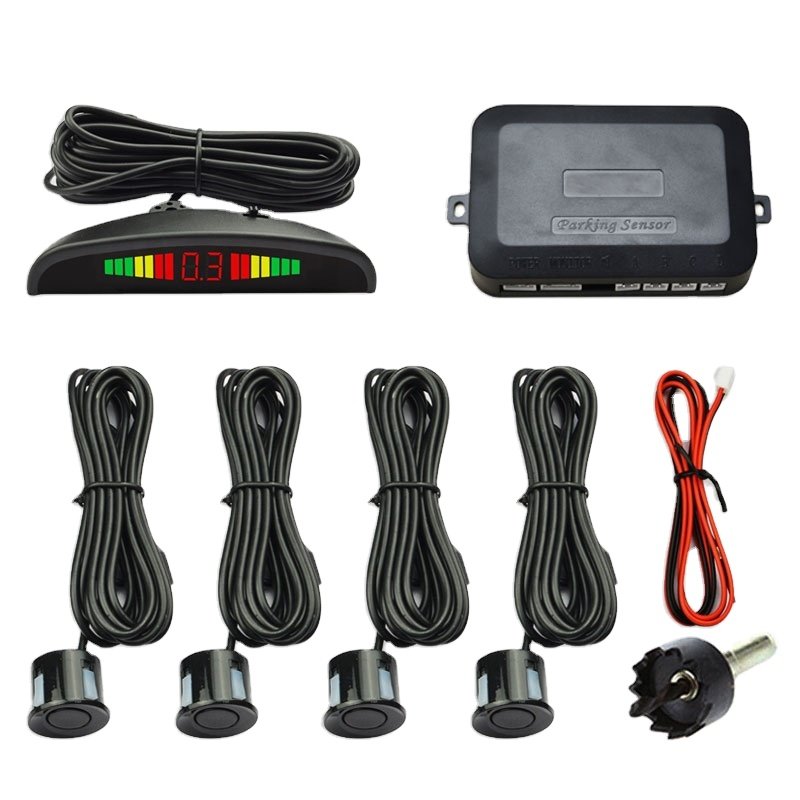 Universal Auto Parking Sensor Park Assist Car Reversing Aid Sensor and Automobile Parkmaster Car Detector Alarm for Car DC 12V