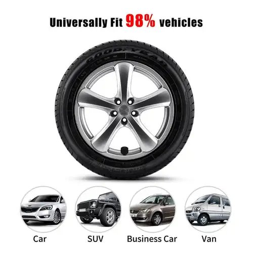CGSULIT TS01 Sensor Car Support Replace Metal/Rubber Valves More Compatible Tools Auto TPMS OBD Pressure Sensors