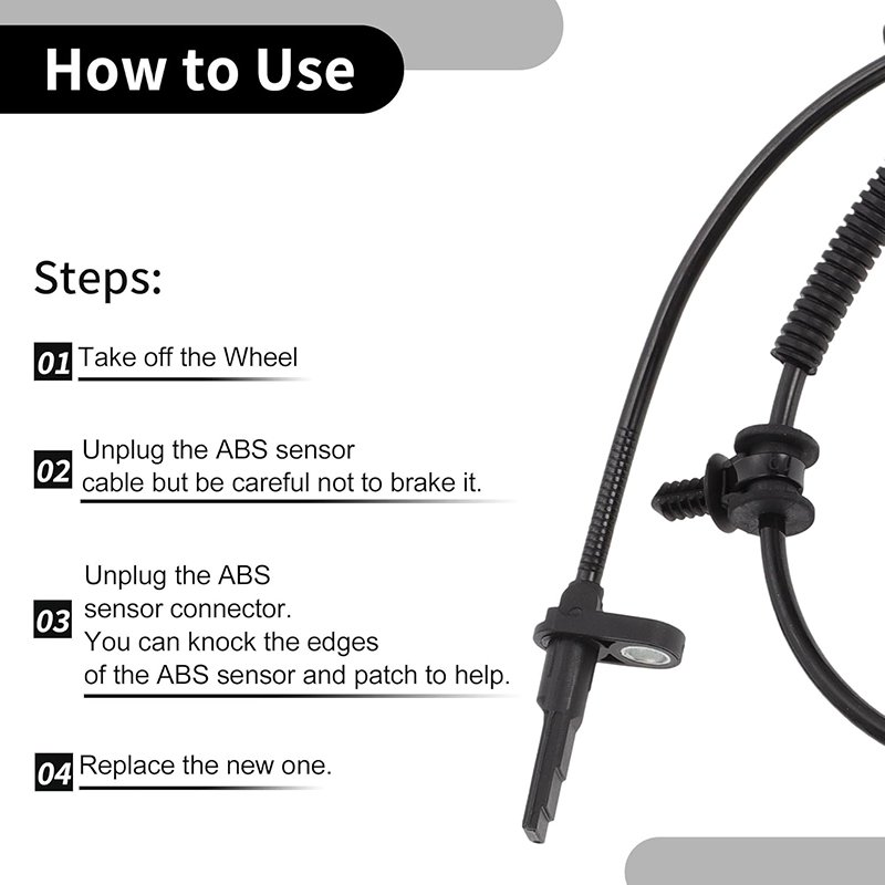 Auto Spare Parts ABS Wheel Speed Sensor DG9C2C190DD for Ford Focus