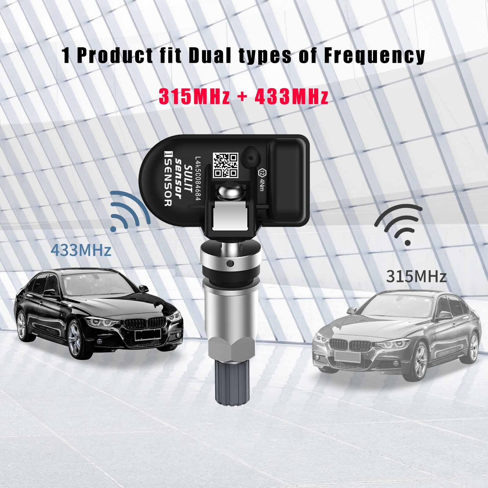 2024 CGSULIT TS01 Tire Pressure Monitoring System Auto Programmable TPMS Sensors