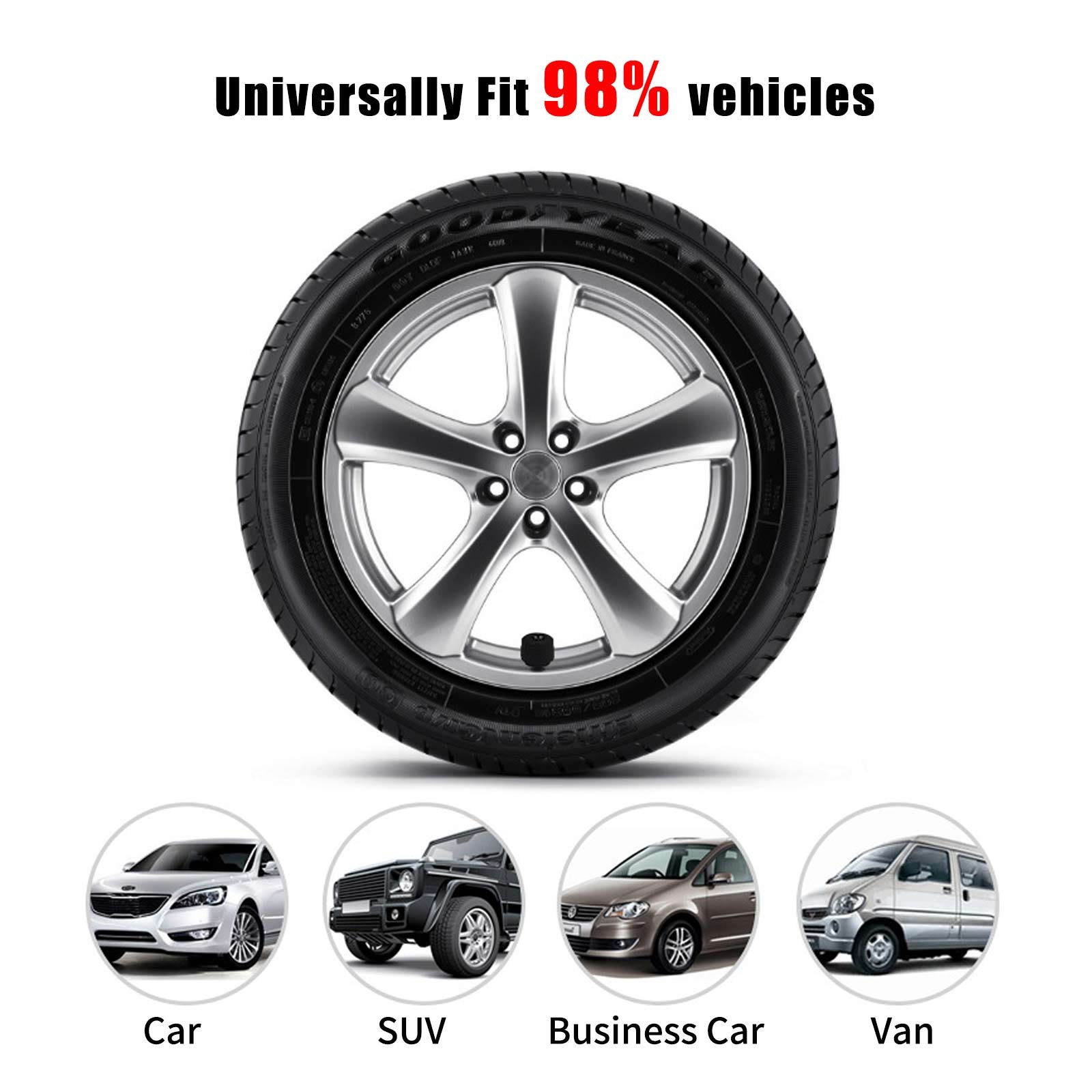 2024 CGSULIT TS01 Tire Pressure Monitoring System Auto Programmable TPMS Sensors