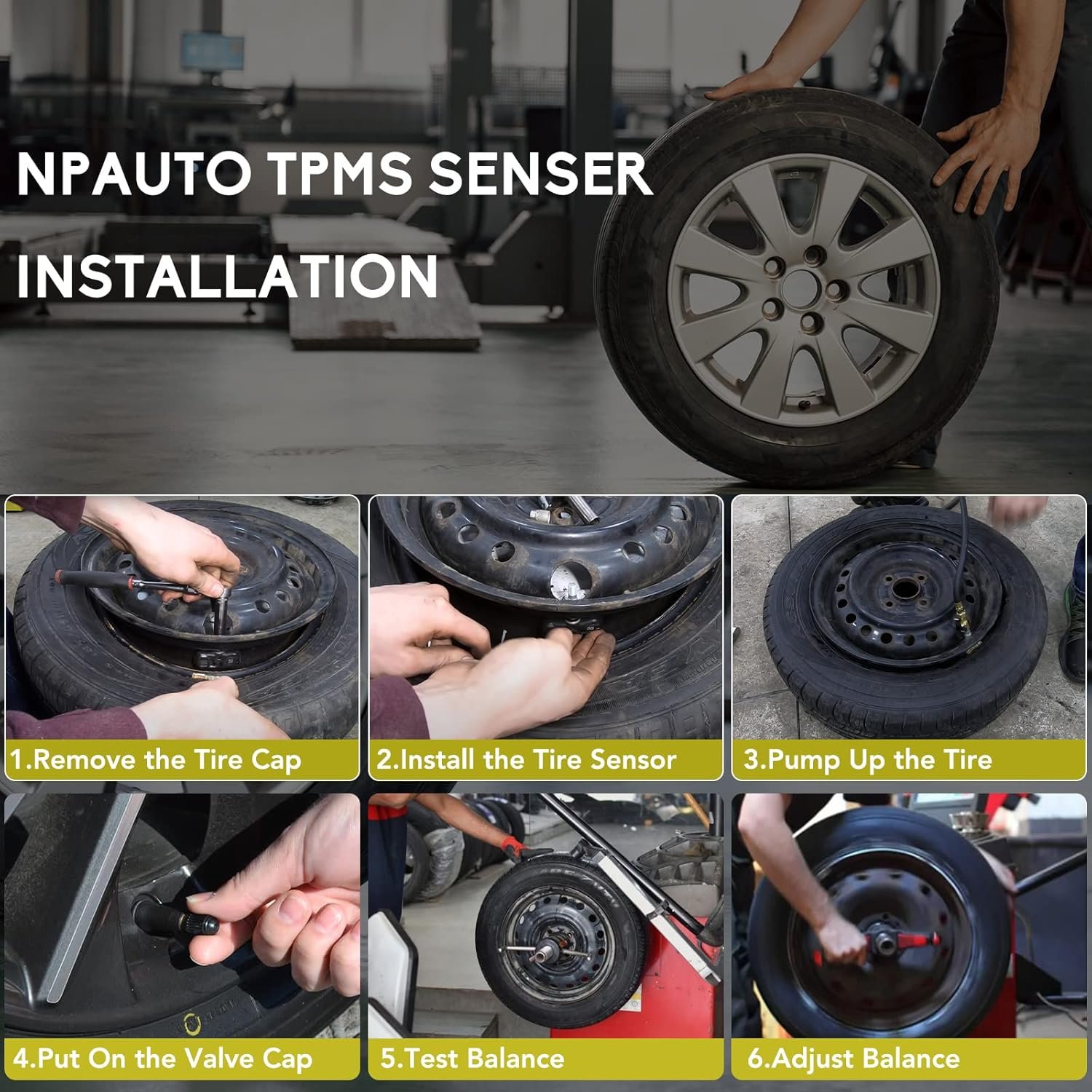 Auto Sensors TPMS Tire Pressure Monitoring System for Ford F150 06-08 Explorer Mustang Ranger Expedition Escape