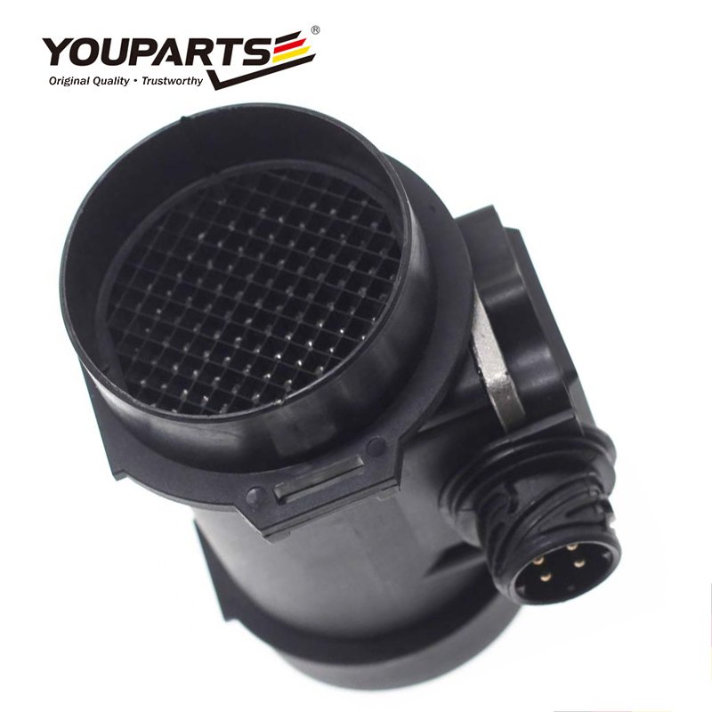 YOUPARTS 5WK9007 8ET009142-091 1730033 13621730033 MAF Mass Air Flow Sensor for BMW F10 520d E60 531