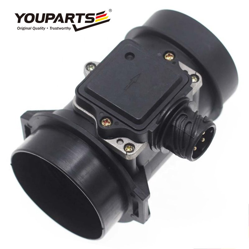 YOUPARTS 5WK9007 8ET009142-091 1730033 13621730033 MAF Mass Air Flow Sensor for BMW F10 520d E60 531