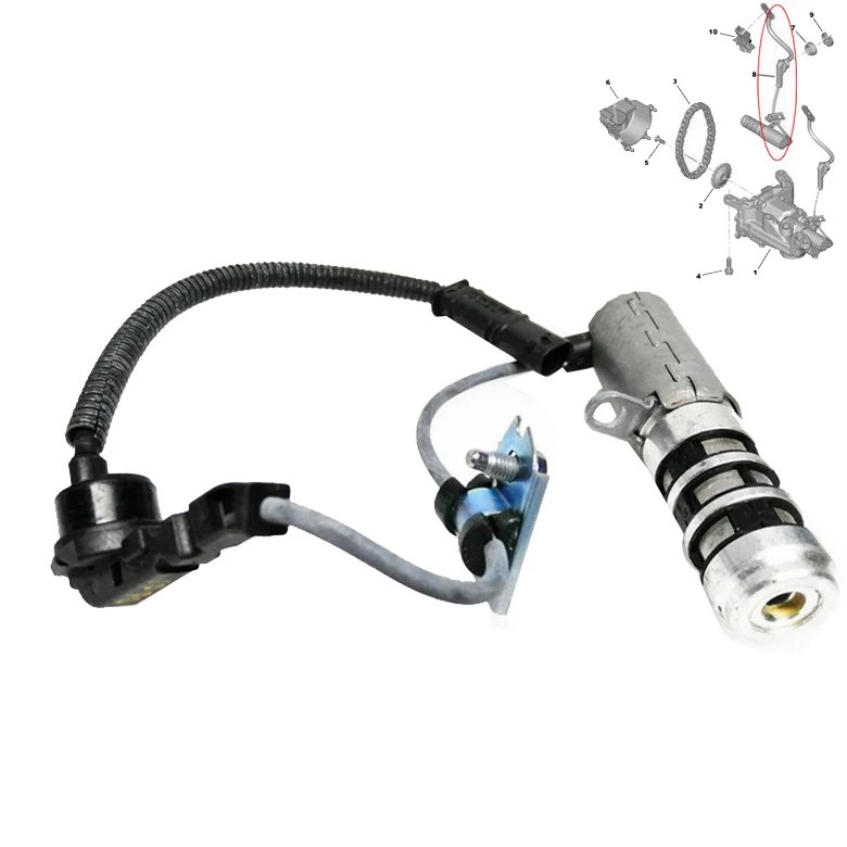 Auto Engine Parts Oil Pump Sensor Solenoid Valve for Citroen C4 Peugeot 207 308 C4 RCZ 1.6T OEM V764723880 037990 Solenoid Valve