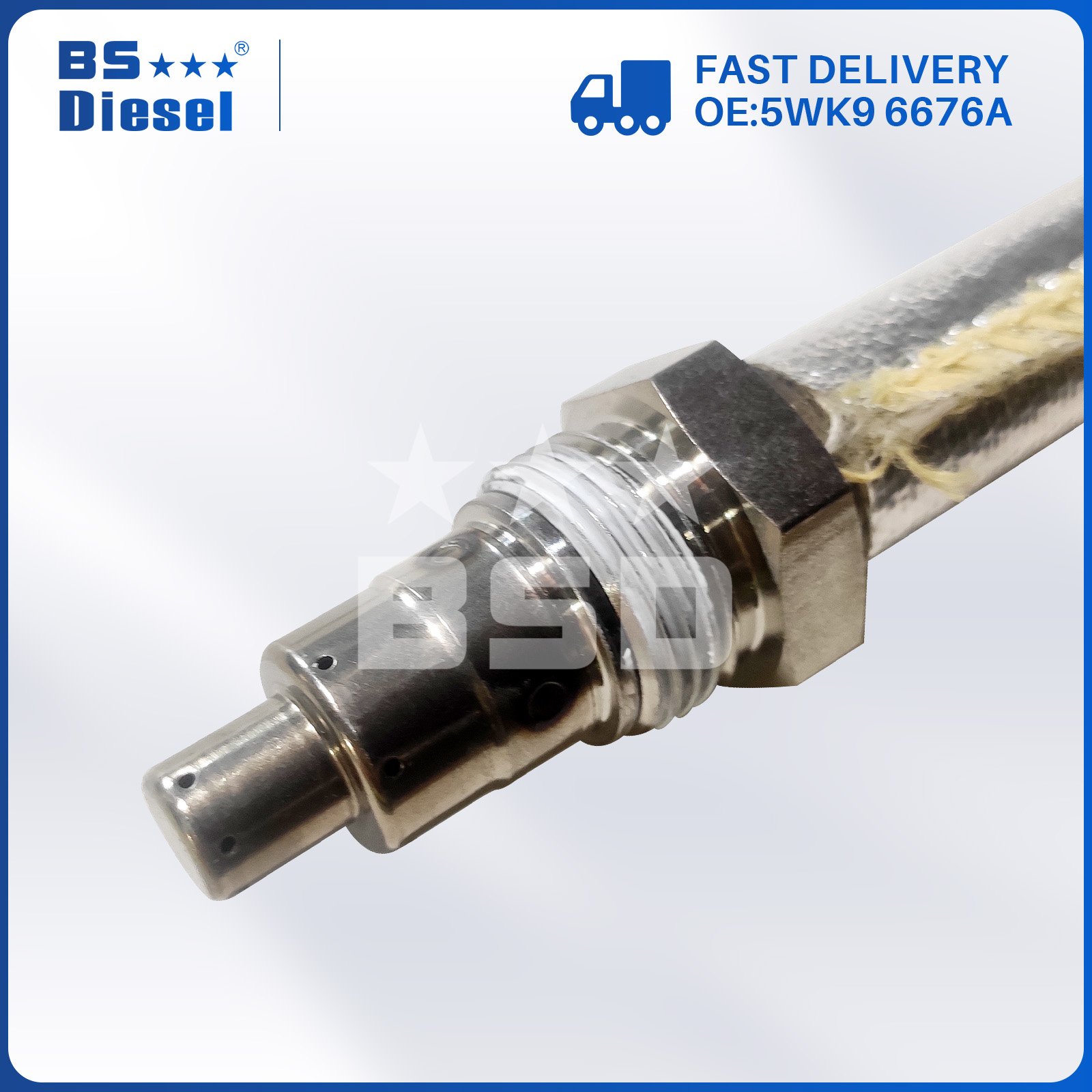 Brand New Auto Parts NOX Sensor 5WK9 6676A Nitrogen Oxygen Sensor 2894942 5WK96676A for Cummins 15L ISX QSX Engine