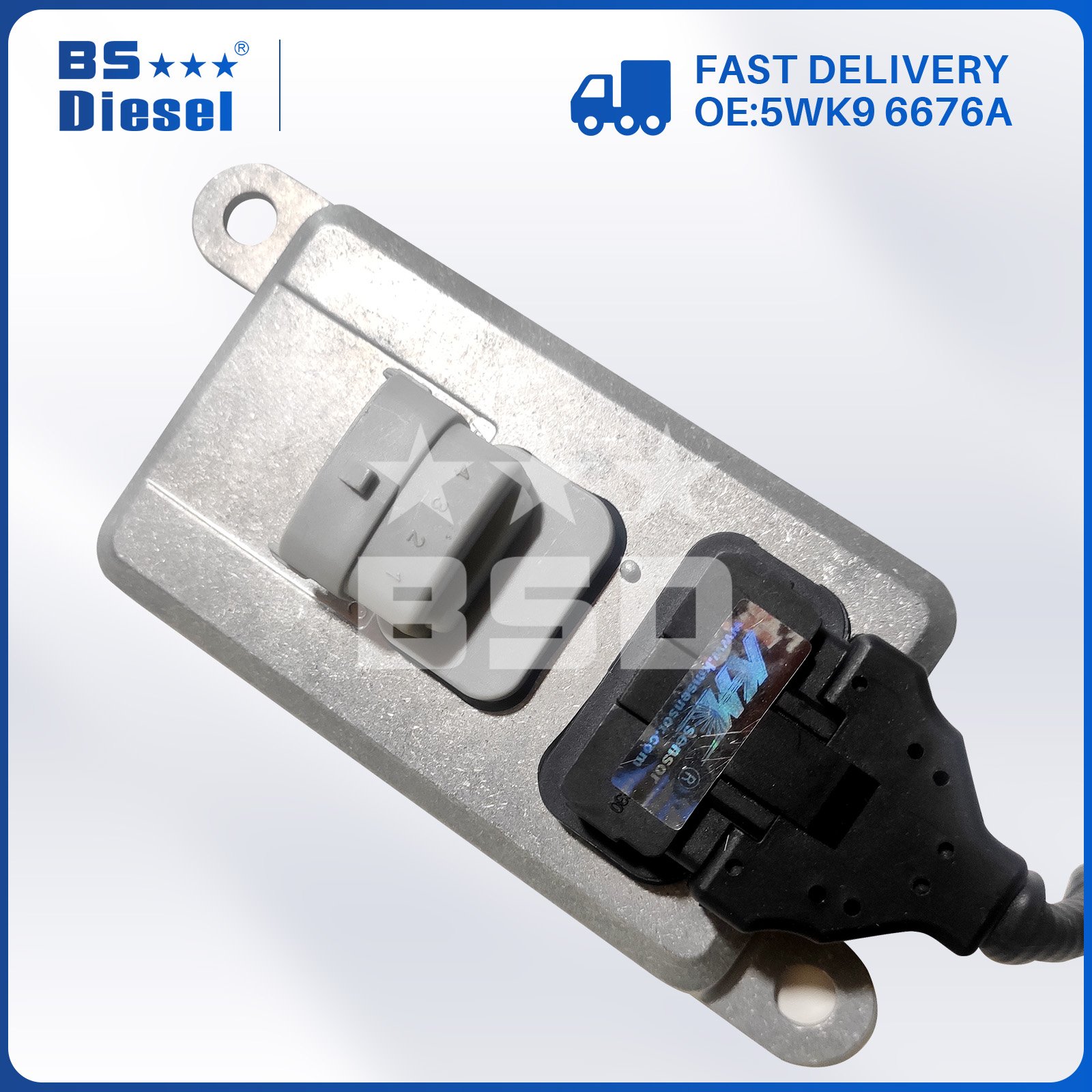 Brand New Auto Parts NOX Sensor 5WK9 6676A Nitrogen Oxygen Sensor 2894942 5WK96676A for Cummins 15L ISX QSX Engine