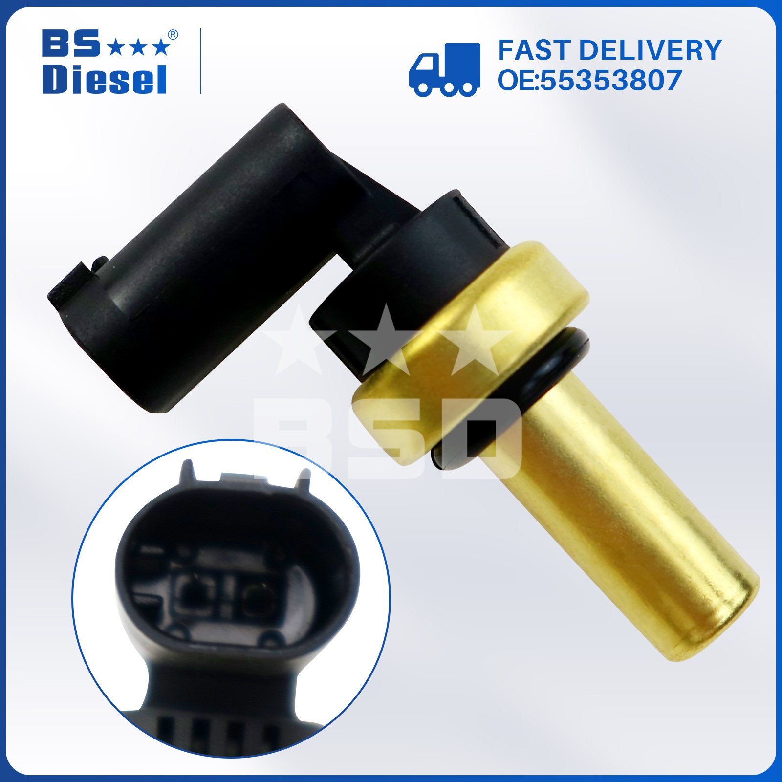 Auto Parts Coolant Temperature Sensor 55353807 55563530 for Chevrolet Cruze 1.6L 1.8L Daewoo Sonic Astra Buick 2009