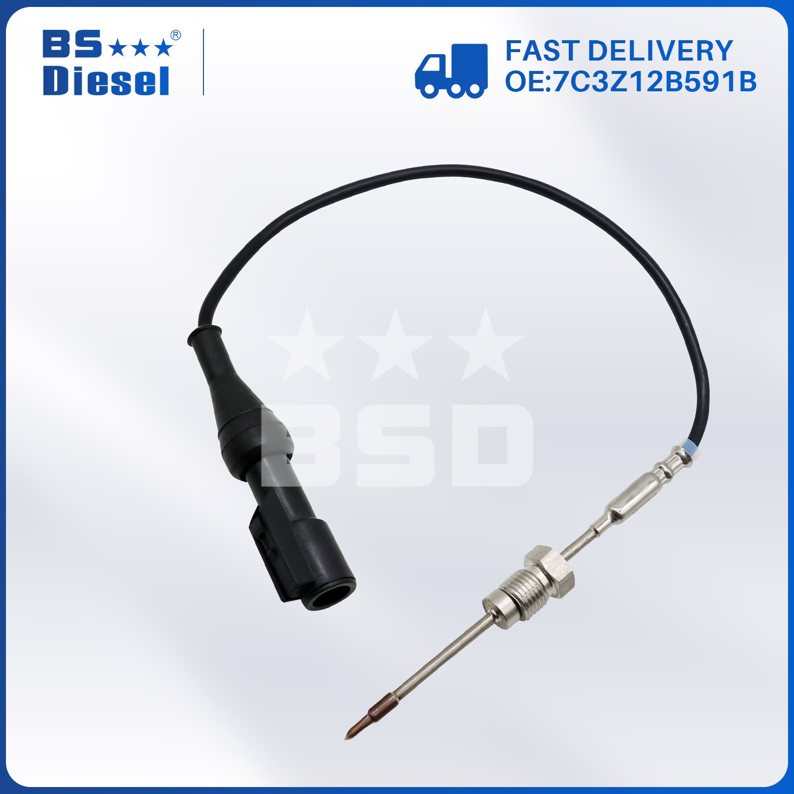 Hot Sale Auto Spare Parts SCR System Exhaust Gas Temperature Sensor 7C3Z12B591B EGT Sensor for FORD