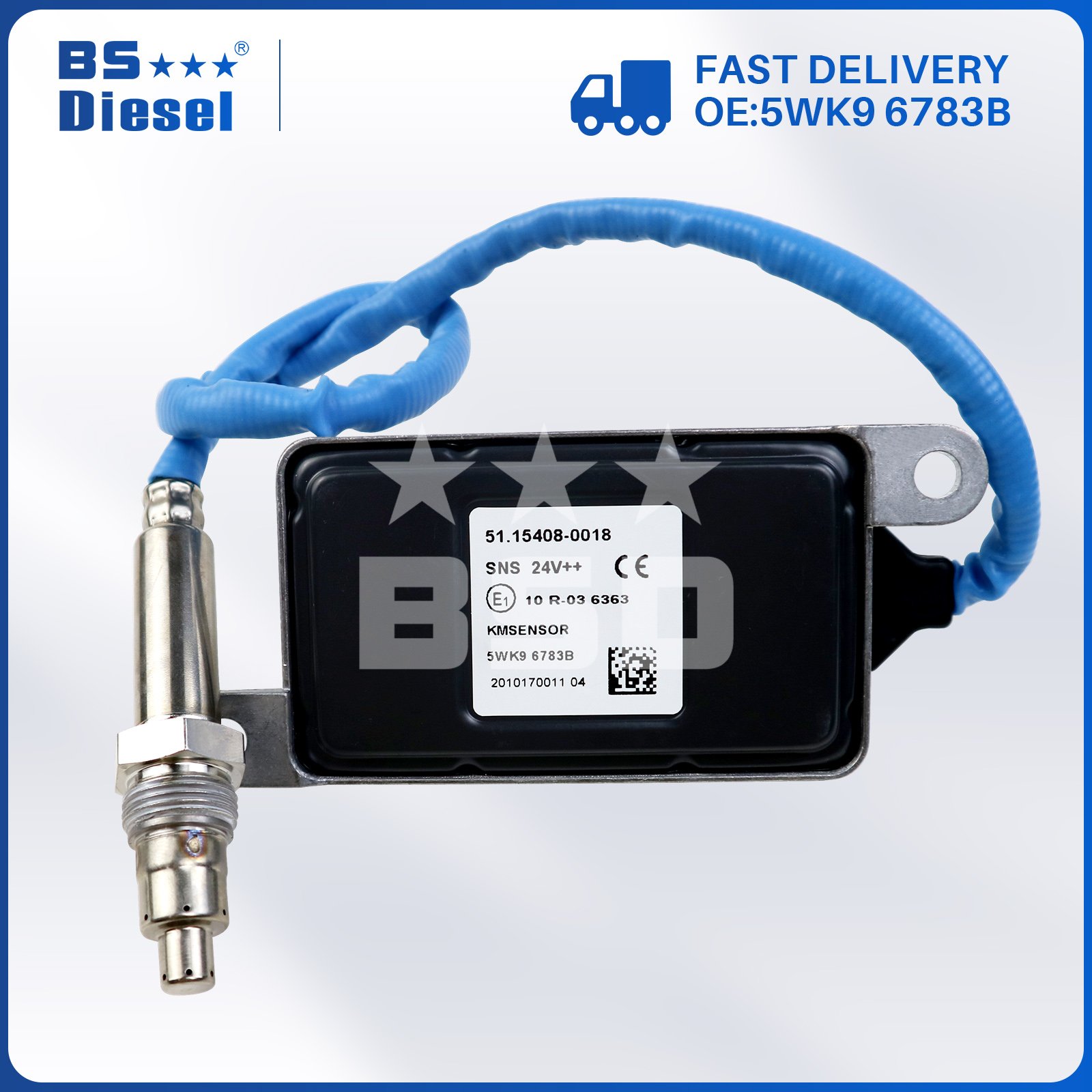 Wholesale Price Auto Spare Parts Nitrogen Oxygen Sensor 5WK9 6783B 51154080018 5WK96783B NOX Sensor for MAN TGX TGS TGL