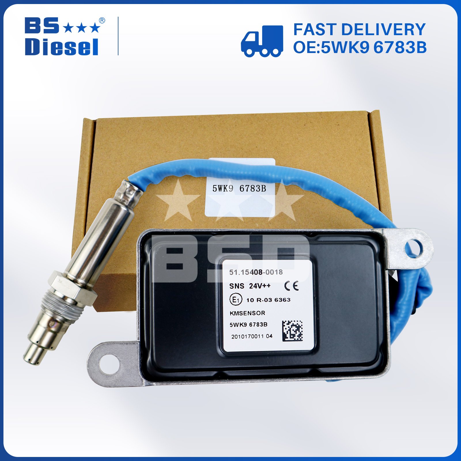 Wholesale Price Auto Spare Parts Nitrogen Oxygen Sensor 5WK9 6783B 51154080018 5WK96783B NOX Sensor for MAN TGX TGS TGL