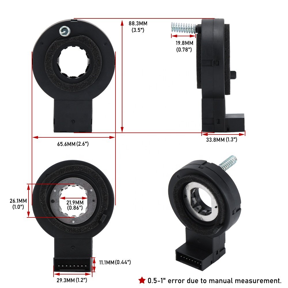 Steering Wheel Position Angle Sensor for 06-07 Buick RAINIER 03-06 Cadillac Escalade 06-10 Hummer H3 06-09 Saab 9-7X PQY-TPS03