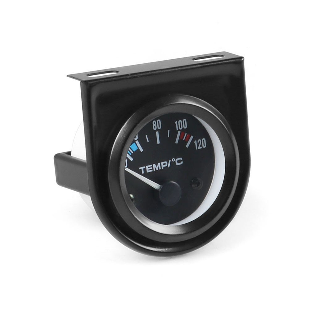 Hot Sale Water Temp Car Gauge 2" 52mm 40~120 Celsius 12V White Shell Auto Instrument With 10mm Sensor Water Temperature