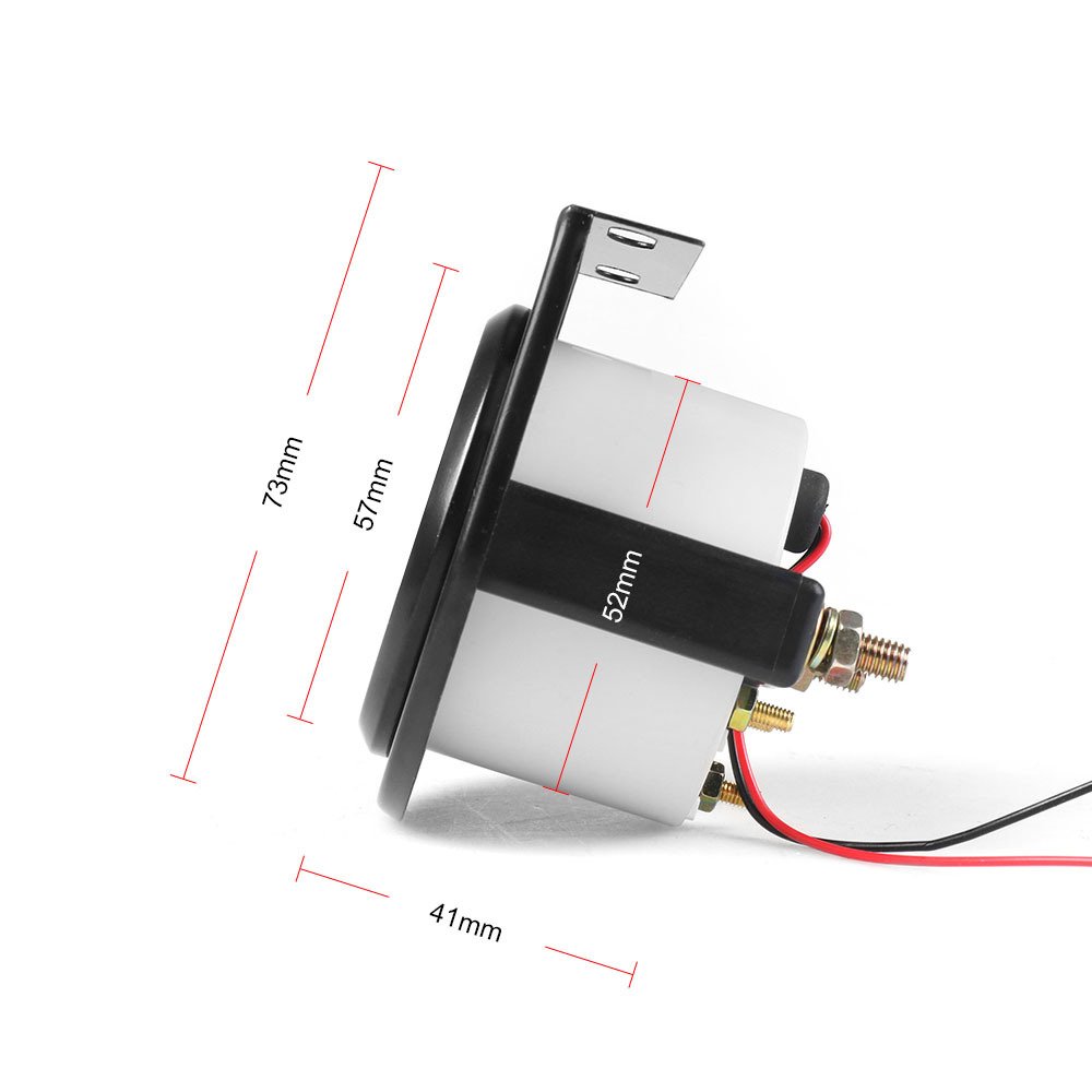 Hot Sale Water Temp Car Gauge 2" 52mm 40~120 Celsius 12V White Shell Auto Instrument With 10mm Sensor Water Temperature