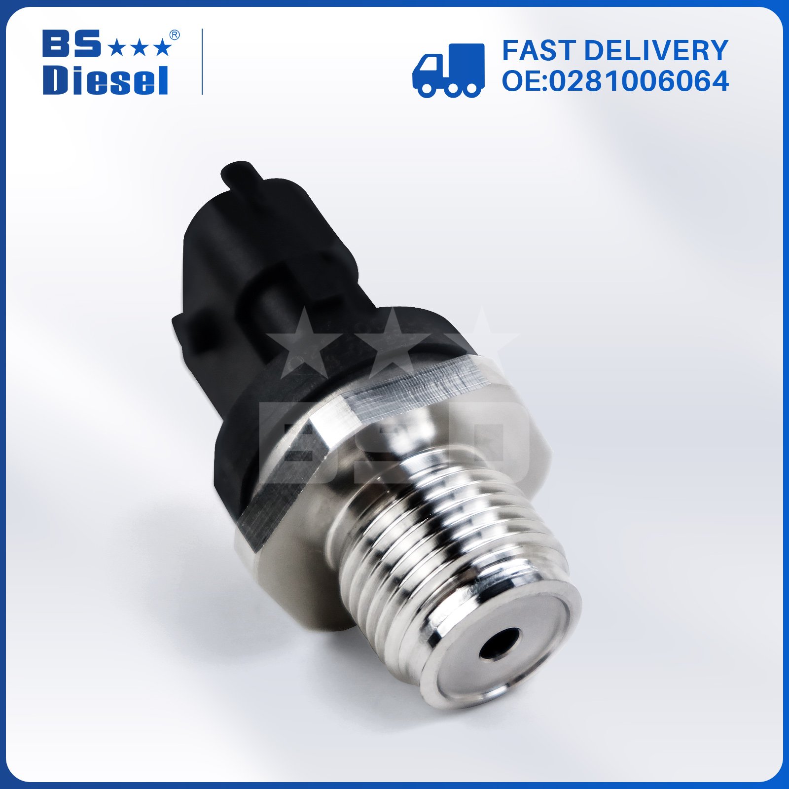 Auto Spare Parts Common Fuel Rail Pressure Sensor 0281006064 for FORD F-250 F-350 F-450 Super Duty