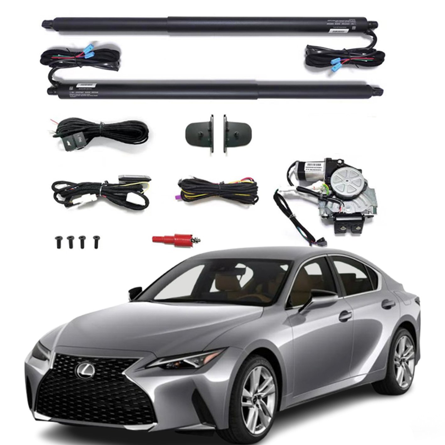 Auto Smart Electric Tailgate Sensor Aftermarket Power Lift Gate Rear Door Upgrade Power Tail Gate Lift System for Lexus IS 2023+