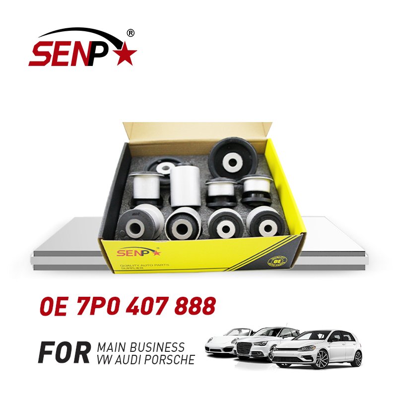 Senpei Auto Parts Wholesale High Quality New Control Arm Suspension Bushing Kit/Ten for Audi Q7 OEM 7P0 407 888