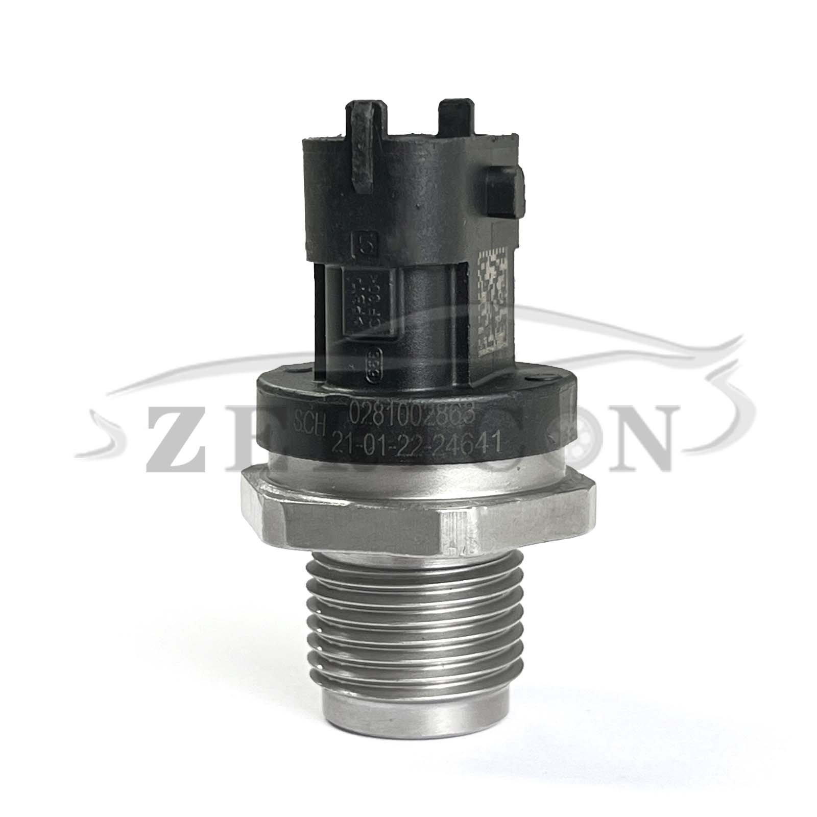 High quality auto parts Fuel Rail Pressure Sensor Compatible OEM 0281002863 For HYUNDAI Tucson Santafe
