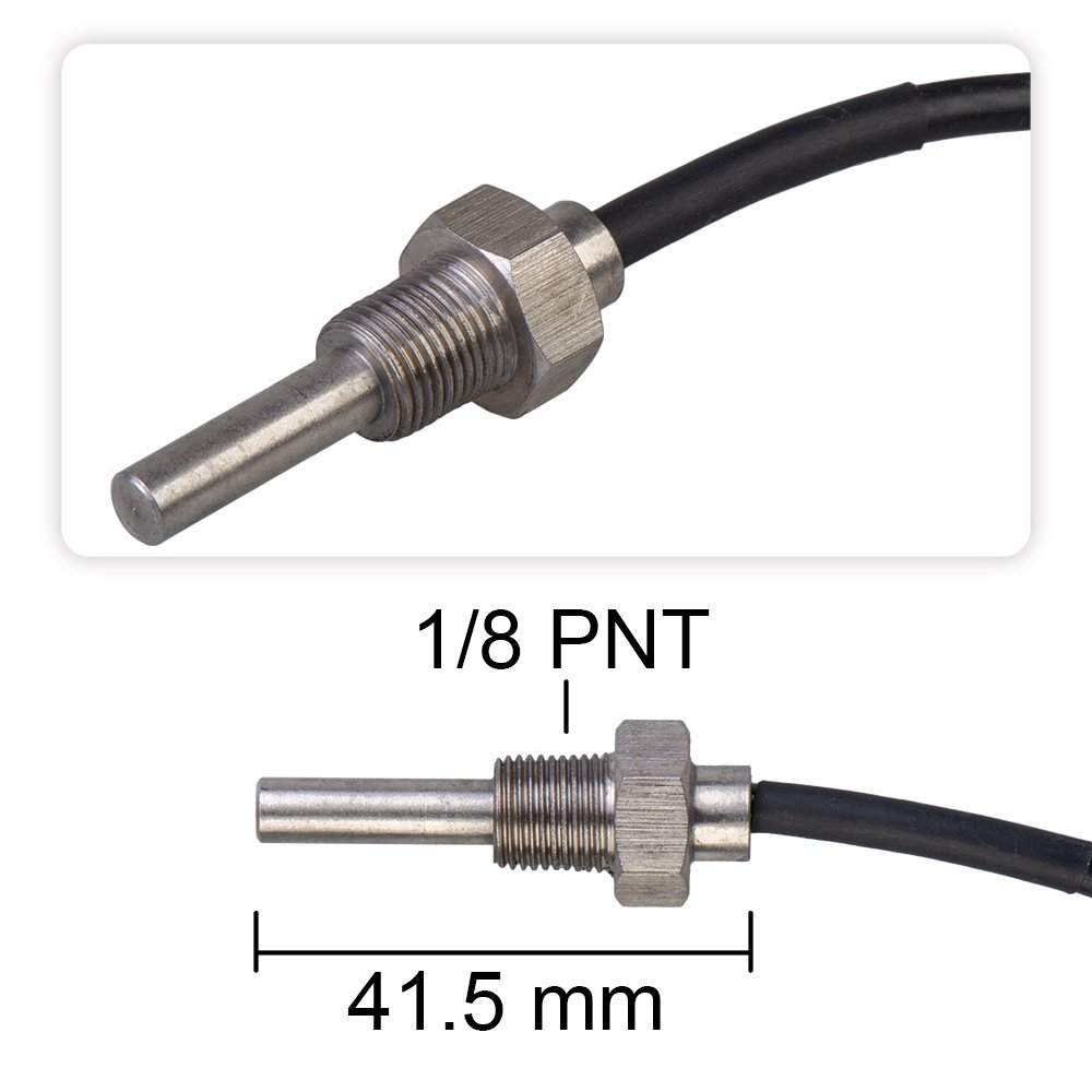 High Quality 1/8 Npt Sensor 12v Dc Car Digital Gauge Red Display,digital Water Temperature Gauge Meter WTM-01