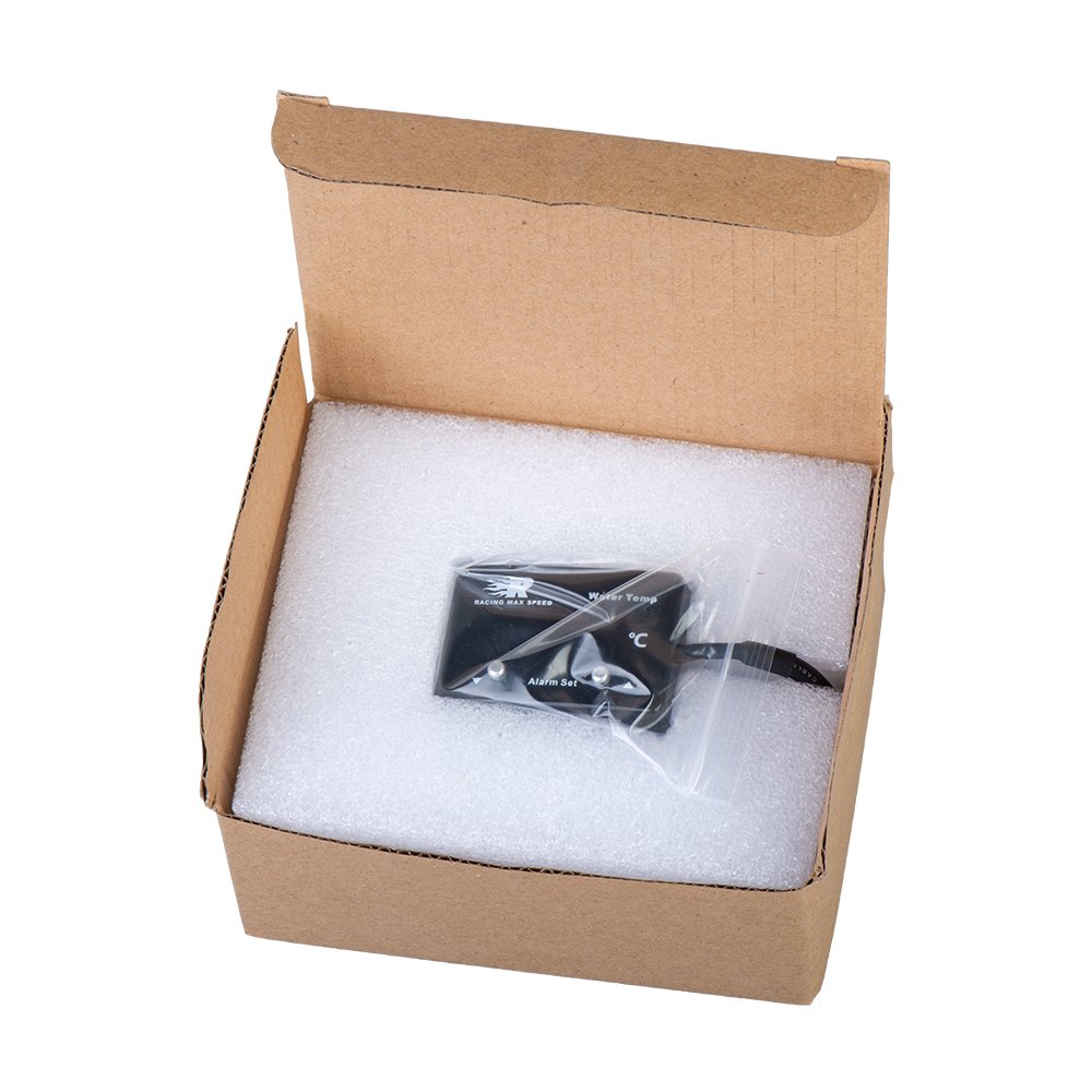 High Quality 1/8 Npt Sensor 12v Dc Car Digital Gauge Red Display,digital Water Temperature Gauge Meter WTM-01