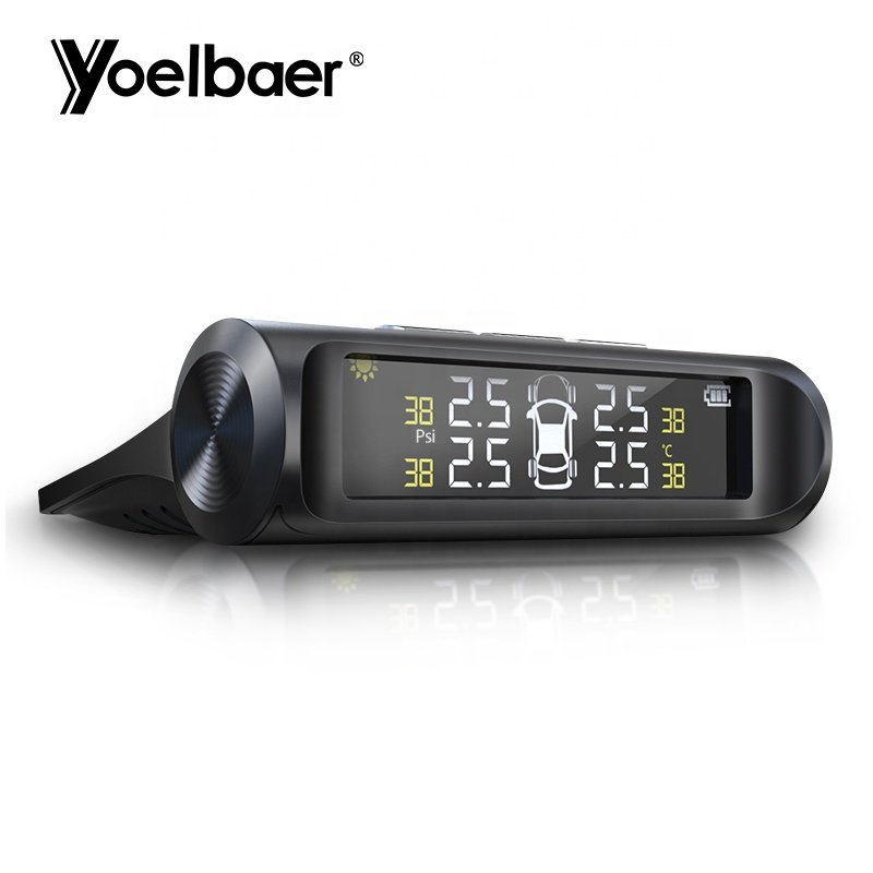 Real-time Wireless Car Tire Pressure Monitoring System Solar External Internal Universal TPMS