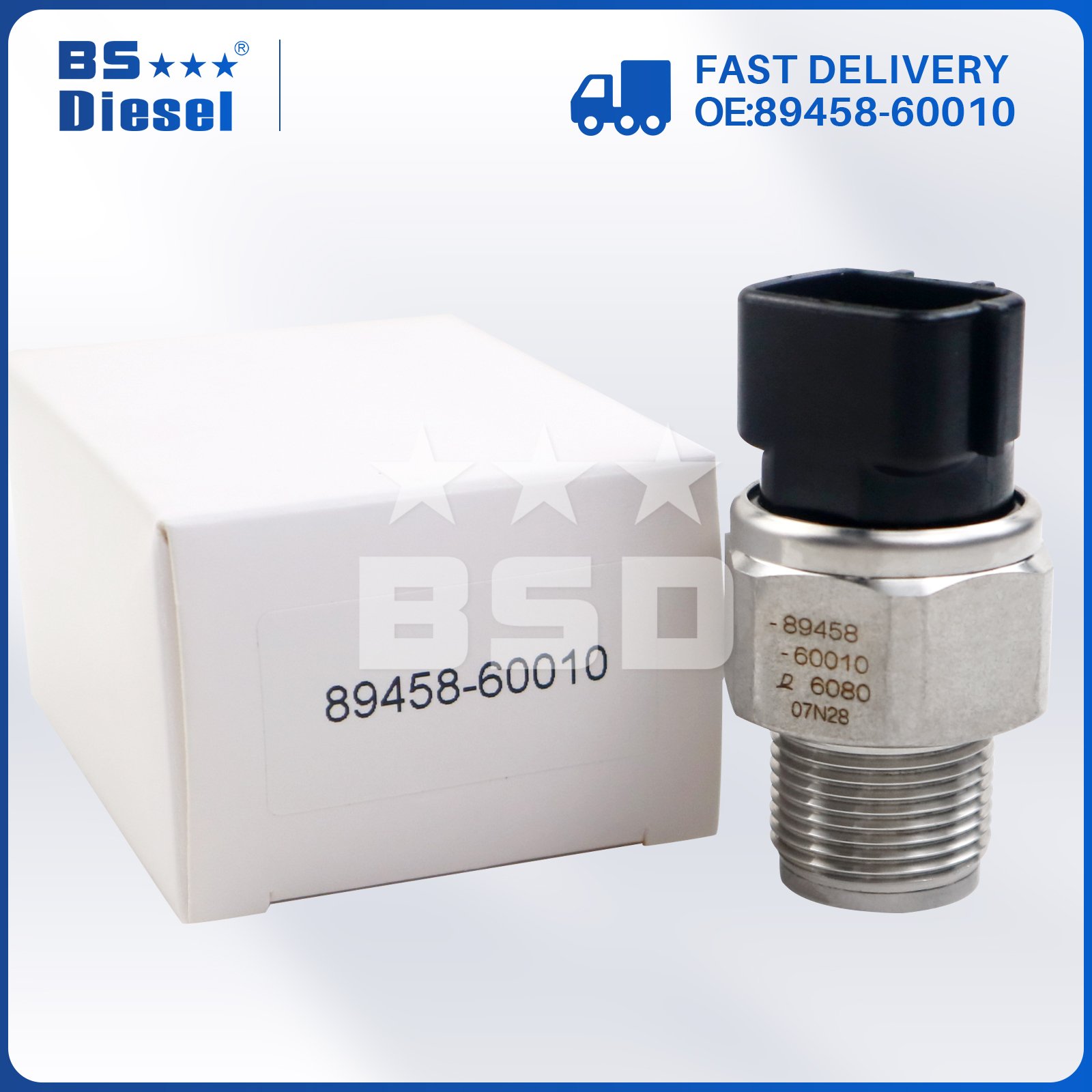 High Durability Car Accessories 8945860010 Fuel Rail Pressure Sensor 89458-60010 for Toyota Hilux Hiace Hino