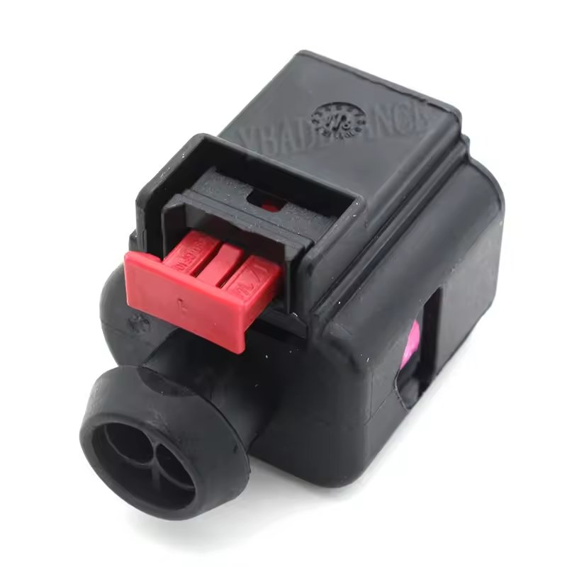 8K0973702D FEP 2 Pin/Way Female Water Temperature Sensor Plug Connector 6-1670587-1 For Audi VW