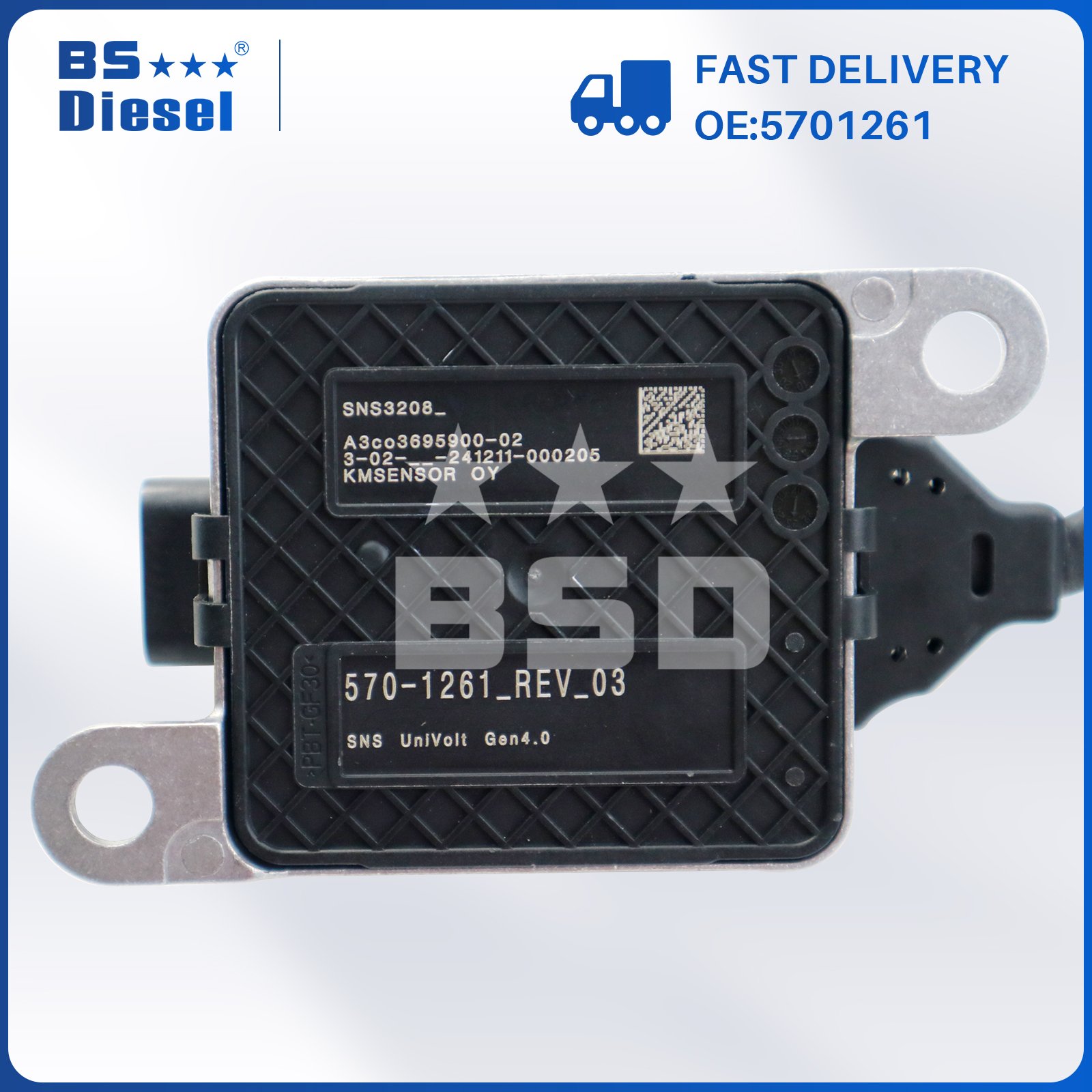 Auto Part Car Exhaust System Auto Sensors Nitrogen Oxygen Sensor 5701261 Nox Sensor 570-1261 for CAT Diesel Engine