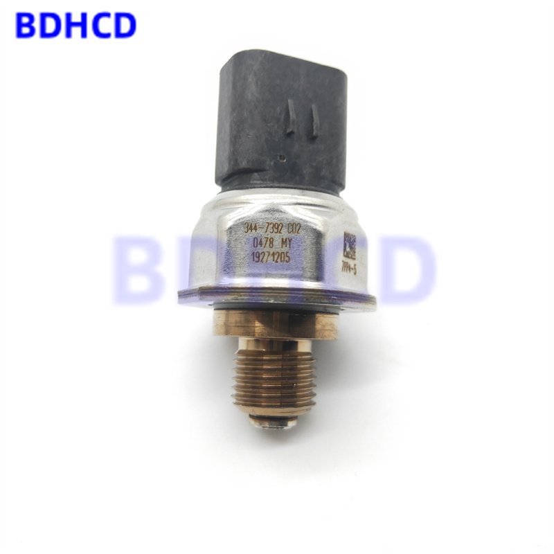 BDHCD Car Spare Parts Rail Pressure Sensor 344-7392 7PP4-5 for Caterpillar Excavator Sensor 312E 320E 320 329E 324EL Engine Part