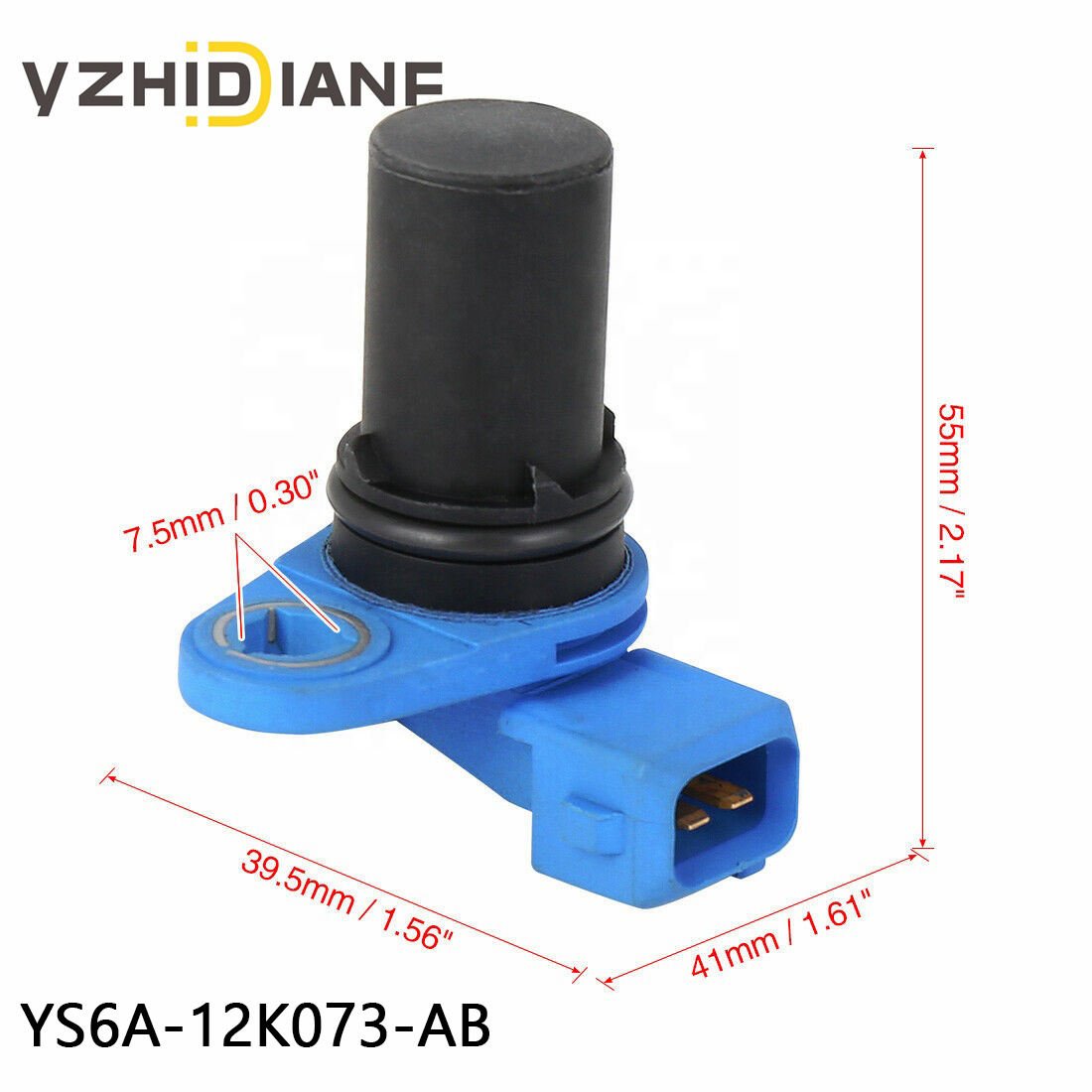 Auto Engine Part Camshaft Position Sensor YS6A-12K073-AB 138128 1111037 for Ford C-Max Fiesta Focus Ikon Ka