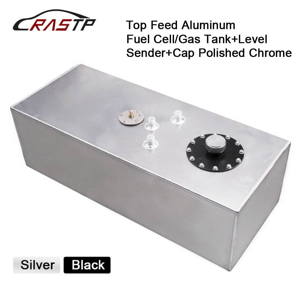 Aluminum Fuel Cell Tank 52L Billet Aluminium Fuel Surge Tank With Sensor