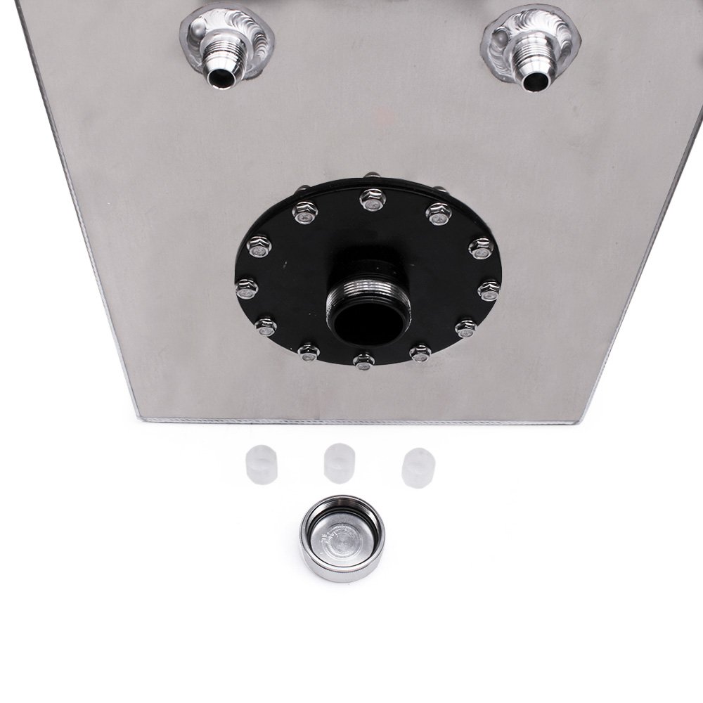 Aluminum Fuel Cell Tank 52L Billet Aluminium Fuel Surge Tank With Sensor