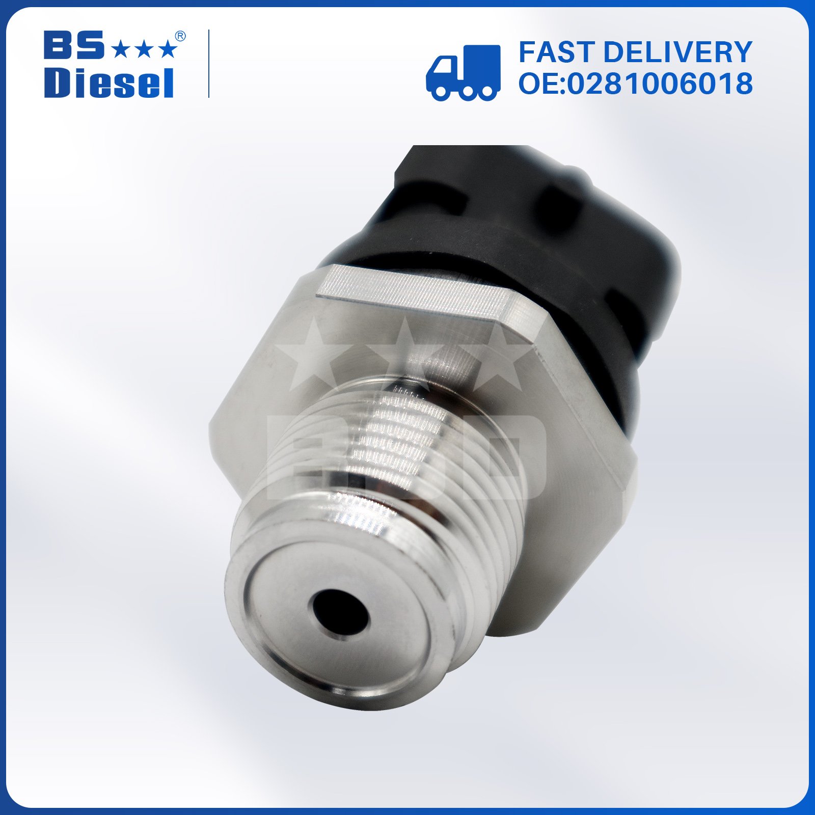 Good Quality Common Fuel Rail Pressure Sensor 0281006018 Fit for Ford Ranger Everest Mazda BT50 BT5 2.5L 3.0L 1800 Bar BT-50 B