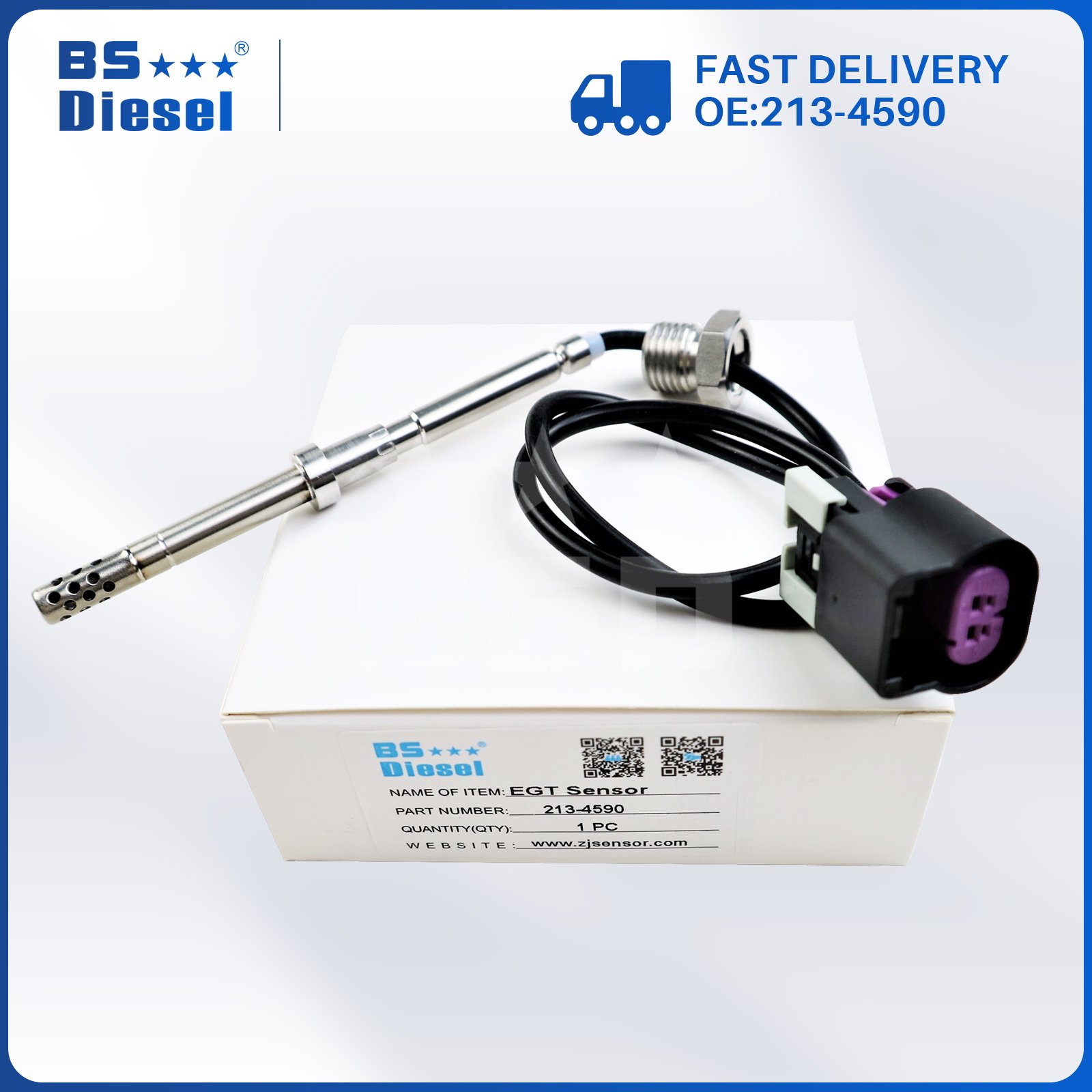 Wholesale Price Exhaust Gas Temperature Sensor 12523113 12623113 EGT Sensor 213-4590 Auto Sensors for GM 2007-2010 2500HD