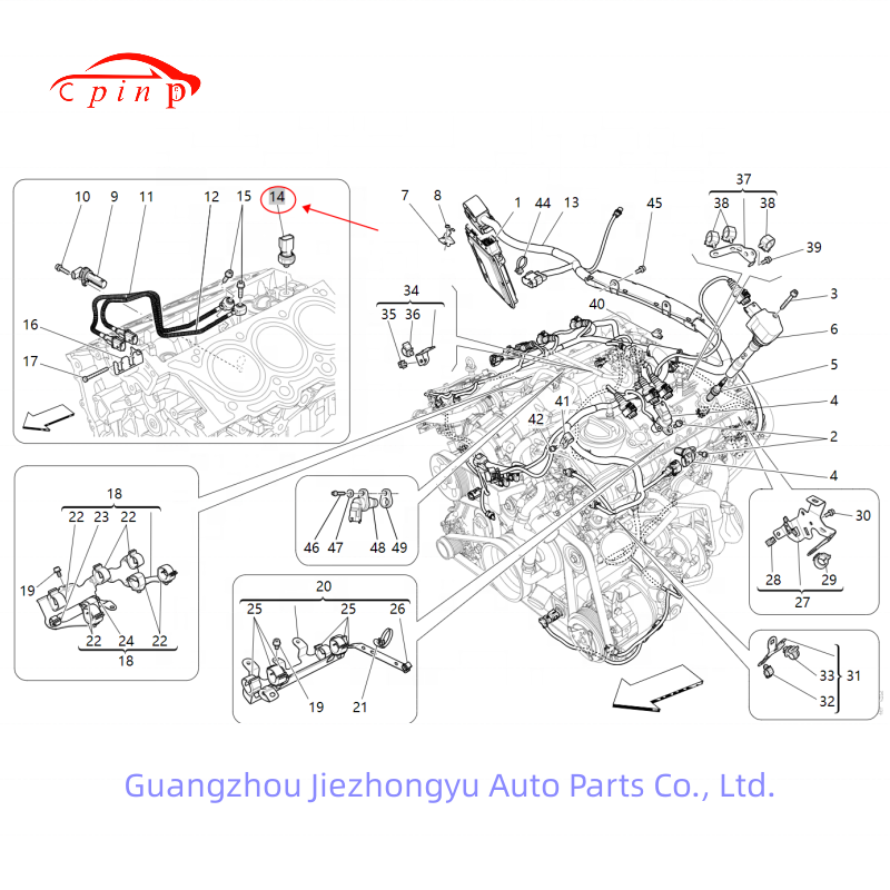 OIL PRESSURE SENSOR for Maserati Ghibli, Levante, Quattroporte OEM 328660