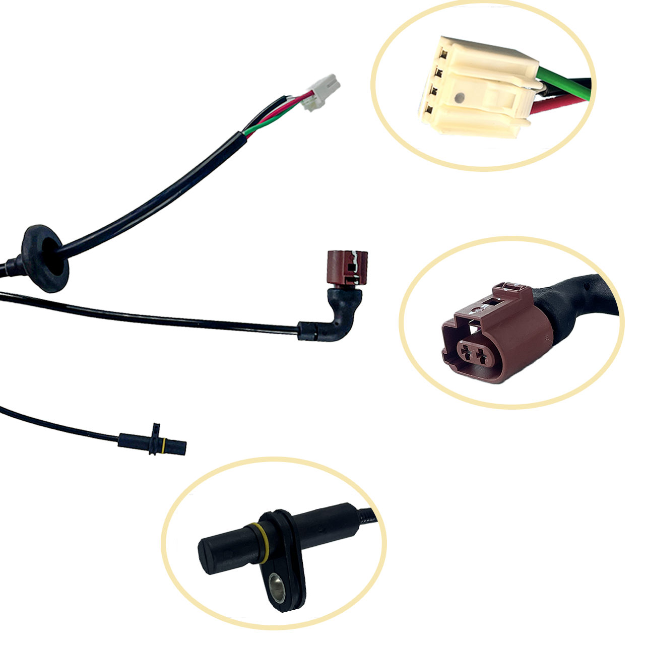 New Abs Speed Sensor OE 207000042AA /207000043AA ABS Sensor Auto Spare Parts Rear Wheel Sensor for Chery Tiggo 5x Parts
