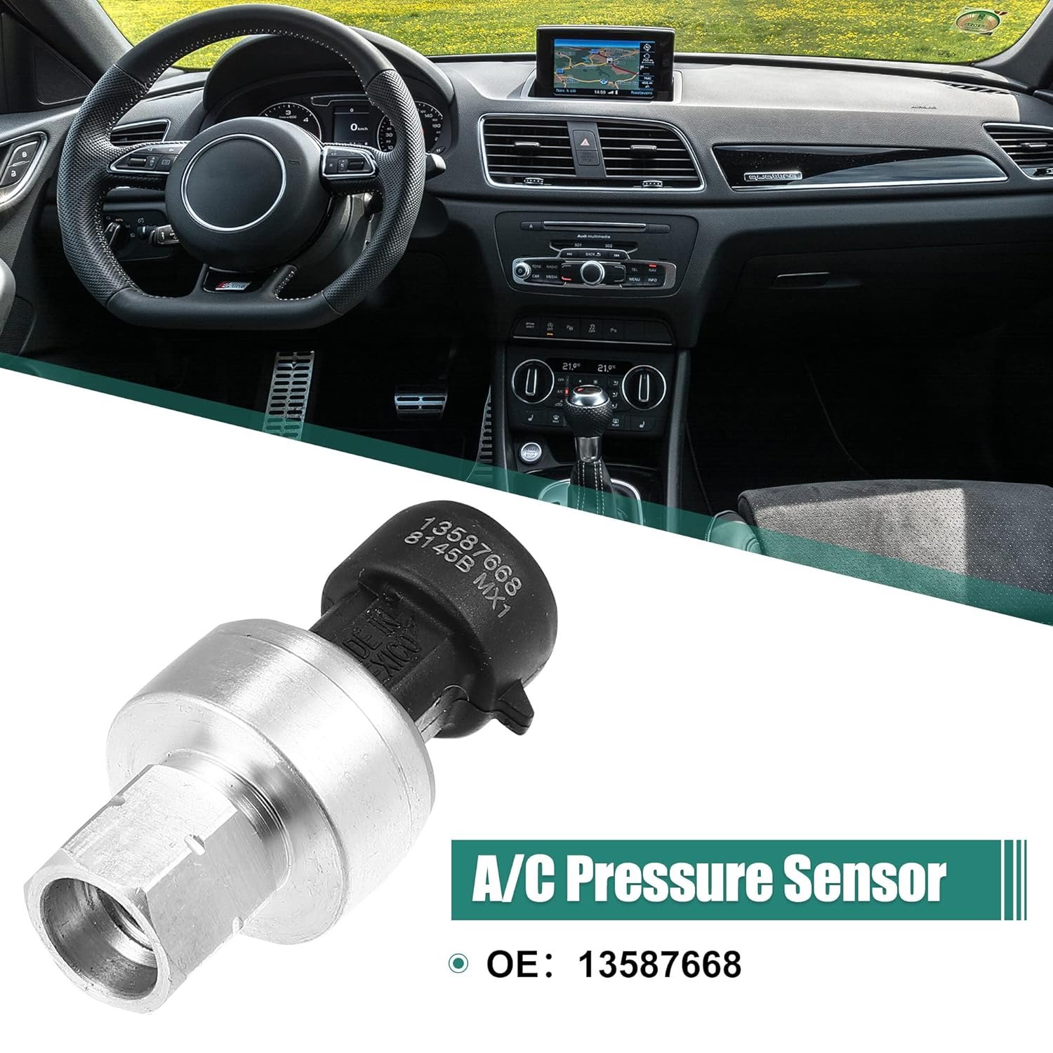 Auto Parts Air conditioning pressure sensor For Cadillac Escalade XT5 XT6 Chevrolet Camaro Equinox Malibu Impala 13587668