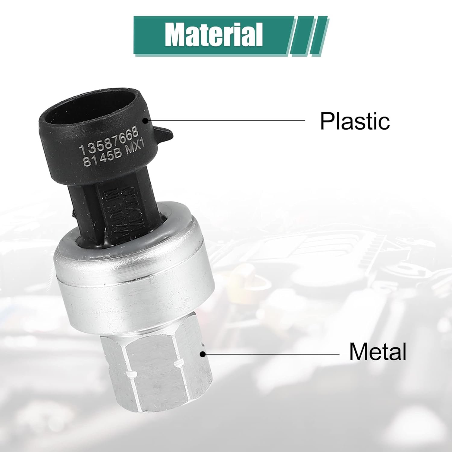 Auto Parts Air conditioning pressure sensor For Cadillac Escalade XT5 XT6 Chevrolet Camaro Equinox Malibu Impala 13587668