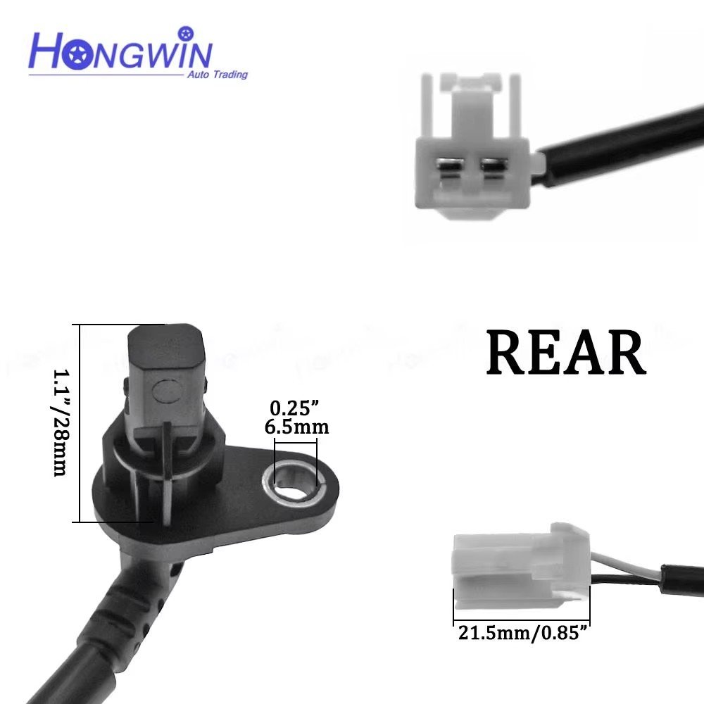 Genuine No.:95680-2E500 95680-2E400 ABS Wheel Speed Sensor Rear Right/Left Fits Hyundai Tucson Kia Sportage 05-10 956802E500