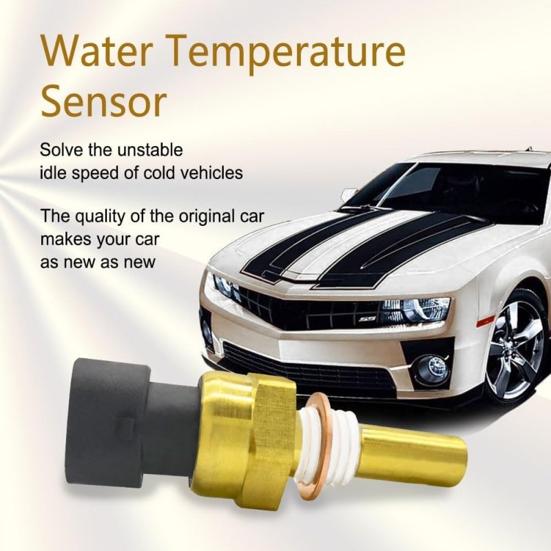 High Quality New 12608814 Coolant Temperature Sensor for Cadillac CTS V-Series Buick Chevrolet Pontiac GMC Isuzu Daewoo Autos