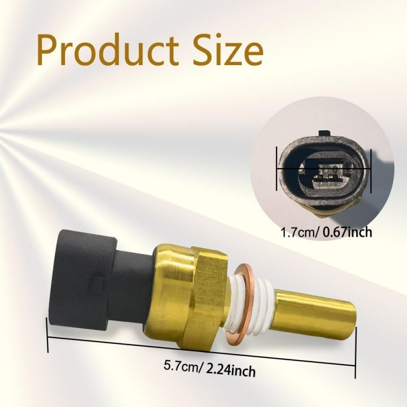 High Quality New 12608814 Coolant Temperature Sensor for Cadillac CTS V-Series Buick Chevrolet Pontiac GMC Isuzu Daewoo Autos