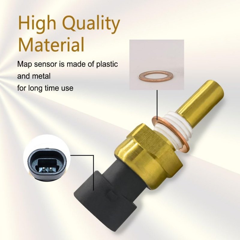 High Quality New 12608814 Coolant Temperature Sensor for Cadillac CTS V-Series Buick Chevrolet Pontiac GMC Isuzu Daewoo Autos